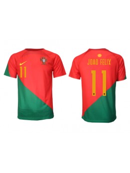 Billige Portugal Joao Felix #11 Hjemmedrakt VM 2022 Kortermet